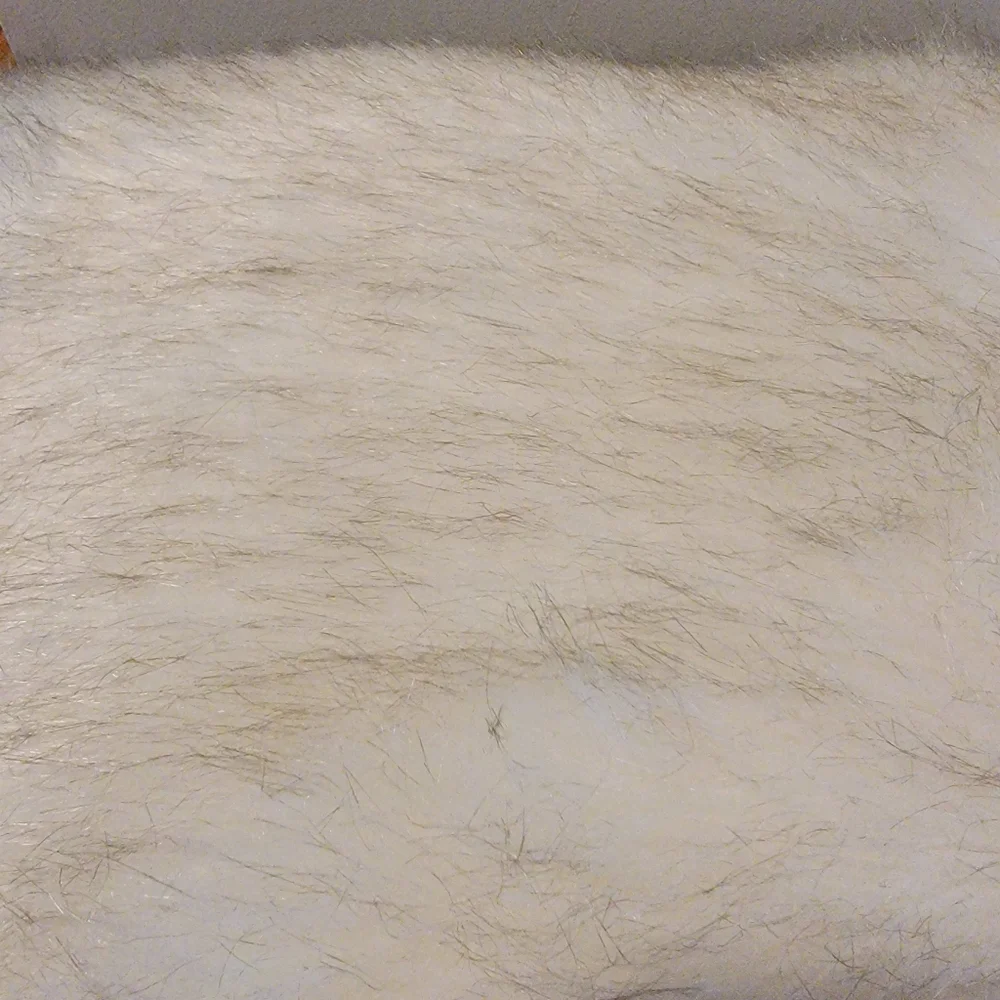 Neutral Faux Fur Soft Pillow 20x22 Textured‎ Boho